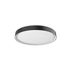 Kuzco Lighting FM43920-BK-WH-5CCT Essex 42W Black and White LED Flush Mount