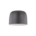 Kuzco Lighting FM44912-BK-WH Cayne 17W Black and White LED Flush Mount