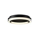 Kuzco Lighting FM46116-BK-3CCT-UNV Calix 28W Black LED Flush Mount