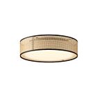 Kuzco Lighting FM479020RB-5CCT Lyla 32W Rattan Bronze LED Flush Mount