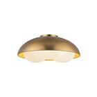 Kuzco Lighting FM495316BGOP Robyn 3-Lights 120W Brushed Gold Flush Mount