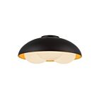 Kuzco Lighting FM495316MBOP Robyn 3-Lights 120W Matte Black Flush Mount
