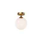 Kuzco Lighting FM505108AGOP Nouveau 1-Light 40W Aged Gold Flush Mount