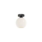 Kuzco Lighting FM506108MBOP Castilla 1-Light 60W Matte Black Flush Mount