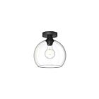 Kuzco Lighting FM506210MBCL Castilla 1-Light 60W Matte Black Flush Mount