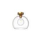 Kuzco Lighting FM506312AGCL Castilla 1-Light 60W Aged Gold Flush Mount