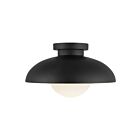 Kuzco Lighting FM522012MBOP Rubio 1-Light 60W Matte Black Flush Mount