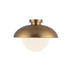 Kuzco Lighting FM522016AGOP Rubio 1-Light 60W Aged Gold Flush Mount