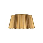 Kuzco Lighting FM528514AG Plisse 2-Lights 120W Aged Gold Flush Mount