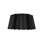 Kuzco Lighting FM528514MB Plisse 2-Lights 120W Matte Black Flush Mount