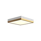 Kuzco Lighting FM553211AGWH Sydney 23W Aged Gold and White LED Flush Mount