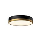 Kuzco Lighting FM554211AGMB-5CCT Adelaide 24W Aged Gold and Matte Black LED Flush Mount
