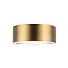 Kuzco Lighting FM556012AG Brisbane 2-Lights 120W Aged Gold Flush Mount
