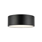 Kuzco Lighting FM556012MB Brisbane 2-Lights 120W Matte Black Flush Mount