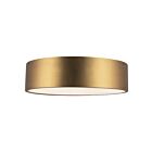 Kuzco Lighting FM556016AG Brisbane 3-Lights 180W Aged Gold Flush Mount