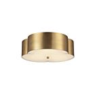 Kuzco Lighting FM566314BG Adella 3-Lights 180W Brushed Gold Flush Mount