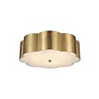 Kuzco Lighting FM603314BG Blossom 3-Lights 180W Brushed Gold Flush Mount