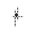 Kuzco Lighting FM63432-BK Rezz 51W Black LED Flush Mount