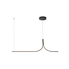 Kuzco Lighting LP17905-BK-UNV-010 Thread 30W Black LED Pendant