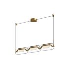 Kuzco Lighting LP28543-BG-UNV Hilo 29W Brushed Gold LED Pendant