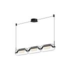 Kuzco Lighting LP28543-BK-UNV Hilo 29W Black LED Pendant