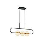 Kuzco Lighting LP302003MBBG Tagliato 31W Matte Black and Brushed Gold LED Pendant