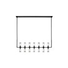 Kuzco Lighting LP309077UBCG Revolve 14-Lights 840W Clear Glass and Urban Bronze Pendant