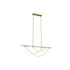 Kuzco Lighting LP317448VB-UNV Aryas 36W Vintage Brass LED Pendant
