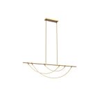 Kuzco Lighting LP317460VB-UNV-010 Aryas 48W Vintage Brass LED Pendant
