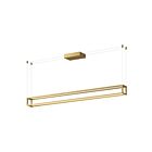 Kuzco Lighting LP45560-BG-UNV Plaza 80W Brushed Gold LED Pendant