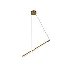 Kuzco Lighting LP68124-VB-UNV Lex 15W Vintage Brass LED Pendant