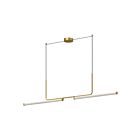 Kuzco Lighting LP73073-BG Vesper 43W Brushed Gold LED Pendant
