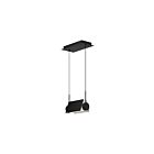 Kuzco Lighting LP73510-BK-WH Phoenix 13W Black and White LED Pendant