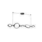 Kuzco Lighting LP84457-BK-UNV Serif 37W Black LED Pendant