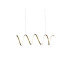 Kuzco Lighting LP93742-AN Synergy 56W Antique Brass LED Pendant