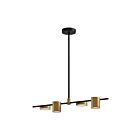 Kuzco Lighting LP96840-BK-BG-UNV Jayden 28W Black and Brushed Gold LED Pendant