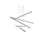 Kuzco Lighting MP18205-BK-UNV-010 Vega Minor 122W Black LED Pendant