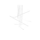 Kuzco Lighting MP18205-WH Vega Minor 122W White LED Pendant