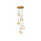 Kuzco Lighting MP301005BG Globo 50W Brushed Gold LED Pendant