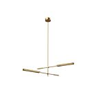 Kuzco Lighting MP316402VBMS Astrid 10W Metal Shade and Vintage Brass LED Pendant