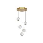 Kuzco Lighting MP321205NB Marni 25W Natural Brass LED Pendant