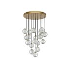 Kuzco Lighting MP321218NB Marni 90W Natural Brass LED Pendant