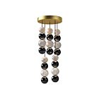 Kuzco Lighting MP321805NB Onyx 45W Natural Brass LED Pendant