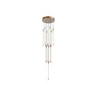 Kuzco Lighting MP75121-BG-UNV-010 Motif 80W Brushed Gold LED Pendant