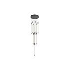 Kuzco Lighting MP75121-BK Motif 80W Black LED Pendant