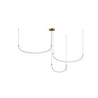 Kuzco Lighting MP89370-BG-UNV Talis 56W Brushed Gold LED Pendant