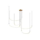 Kuzco Lighting MP89590-BG-UNV Talis 118W Brushed Gold LED Pendant