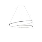 Kuzco Lighting PD11132-AS Twist 59W Antique Silver LED Pendant