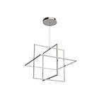 Kuzco Lighting PD16328-BN Mondrian 120W Brushed Nickel LED Pendant