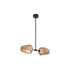 Kuzco Lighting PD20602-BK-OP Lanai 15W Black and Opal Glass LED Pendant